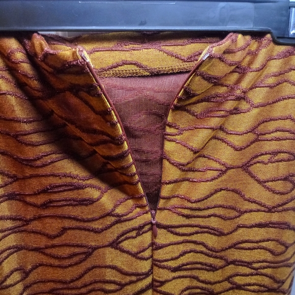 NWT ZARA Pleated Jacquard Wrap Skirt - Picture 5 of 7